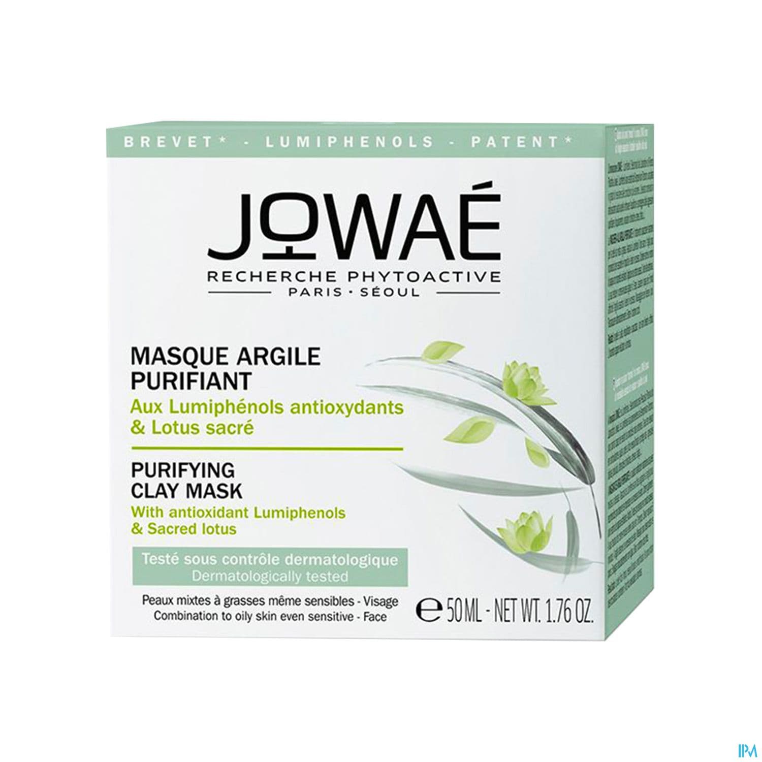JOWAE MASQ ARGILE PURIFANT 50ML