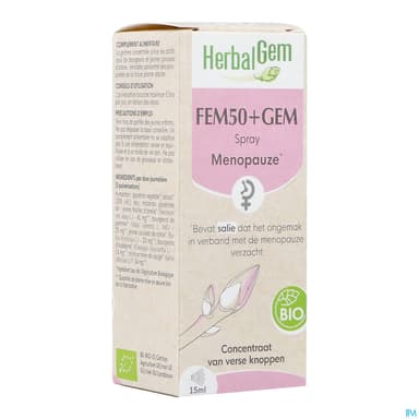 HERBALGEM FEM50+GEM BIO 15ML
