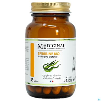 Medicinal Spiruline Bio Gelule 45