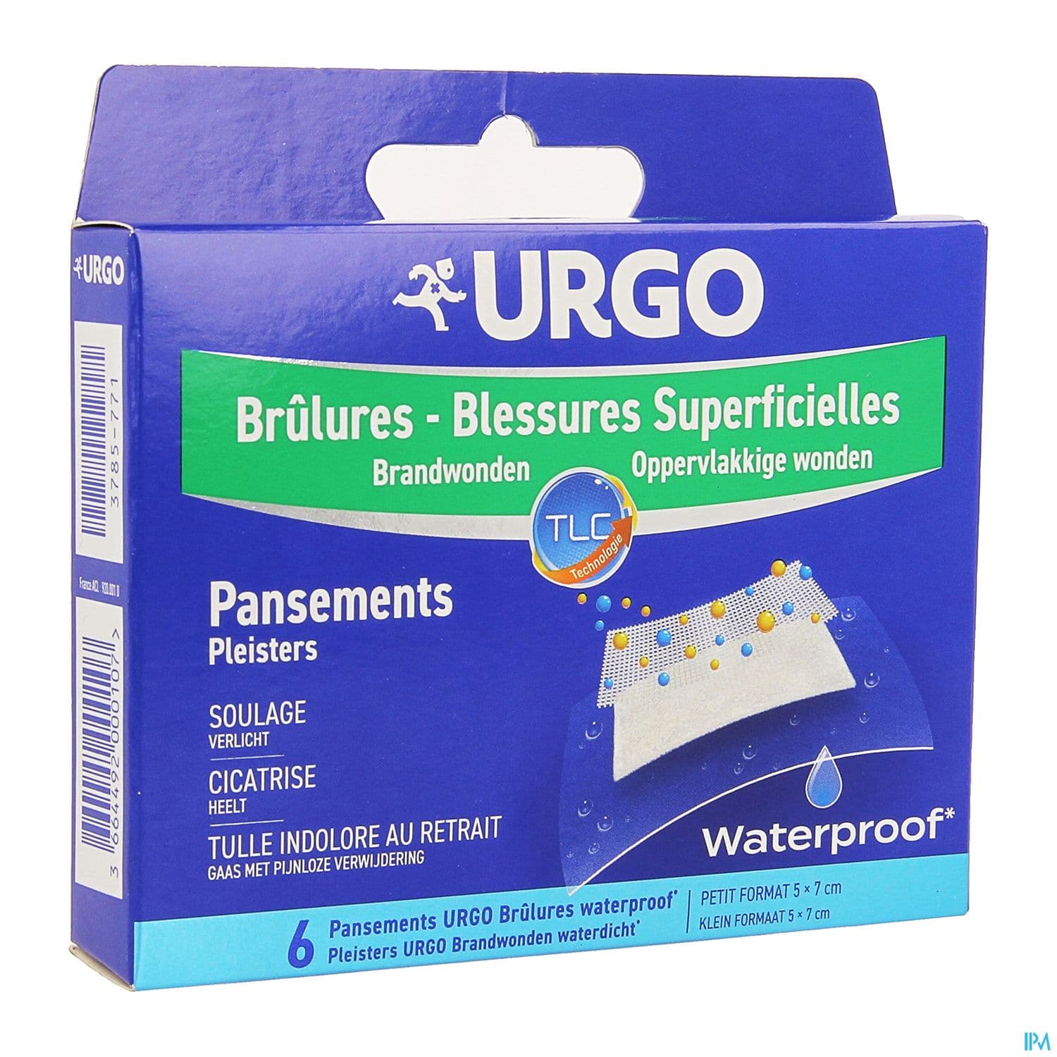 URGO BRULURE WATERPROOF PM 6