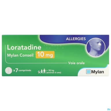 LORATADINE 10MG VIATRIS CONS CPR 7