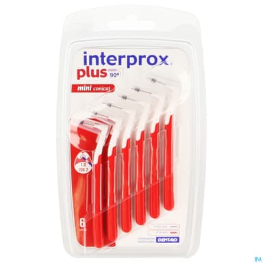 Interprox Plus Mini Conique Rouge Interd. 6 1360