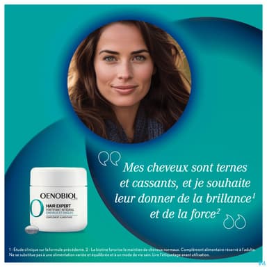 Oenobiol Hair Expert Fortifiant Integral Comprime 60