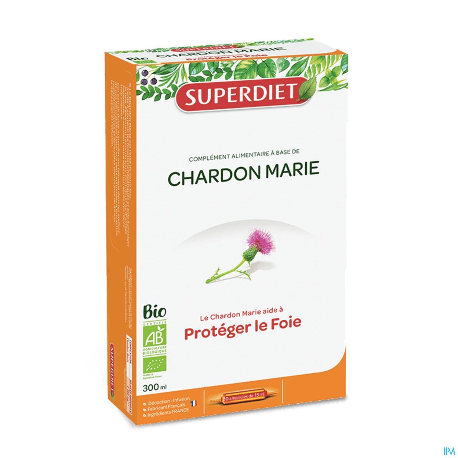 SUPERDIET CHARDON MARIE BIO AMP20