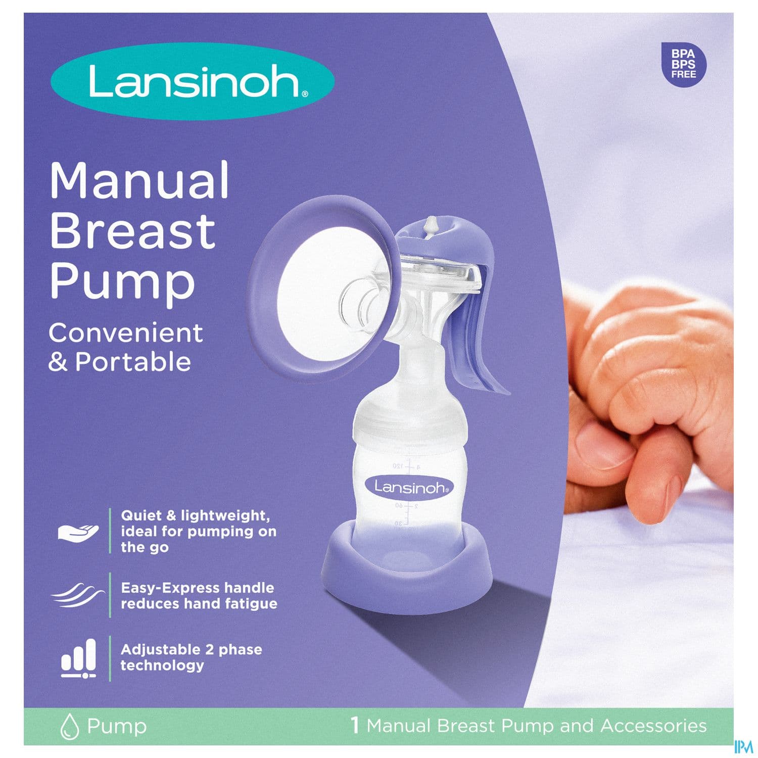 Lansinoh Tire Lait Manuel + Biberon Sans Bisphenol A Sans Bisphenol S Unite