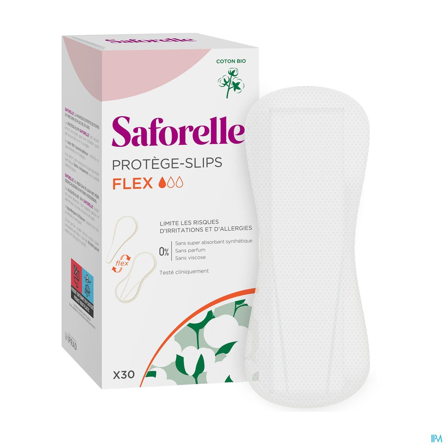 SAFORELLE COTON PROT SLIP FLEX 30