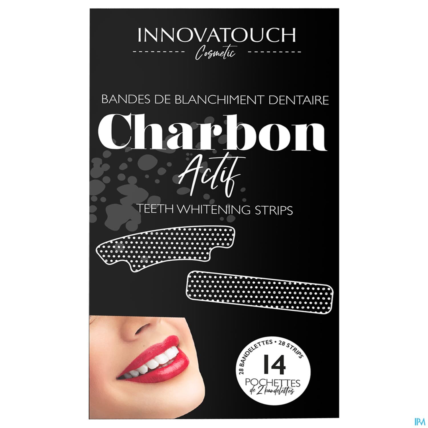 Innovatouch Cosmetic Bande Blanchiment Dentaire Charbon
