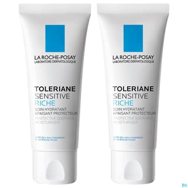 TOLERIANE SENSITIV CR RICHE 40MLX2
