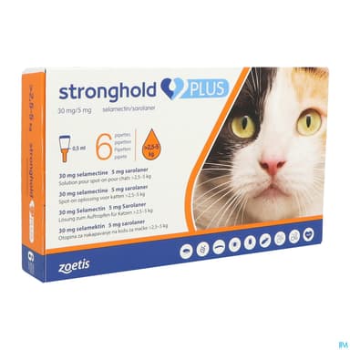 Stronghold Plus 30mg/5mg Spot On Chat 6