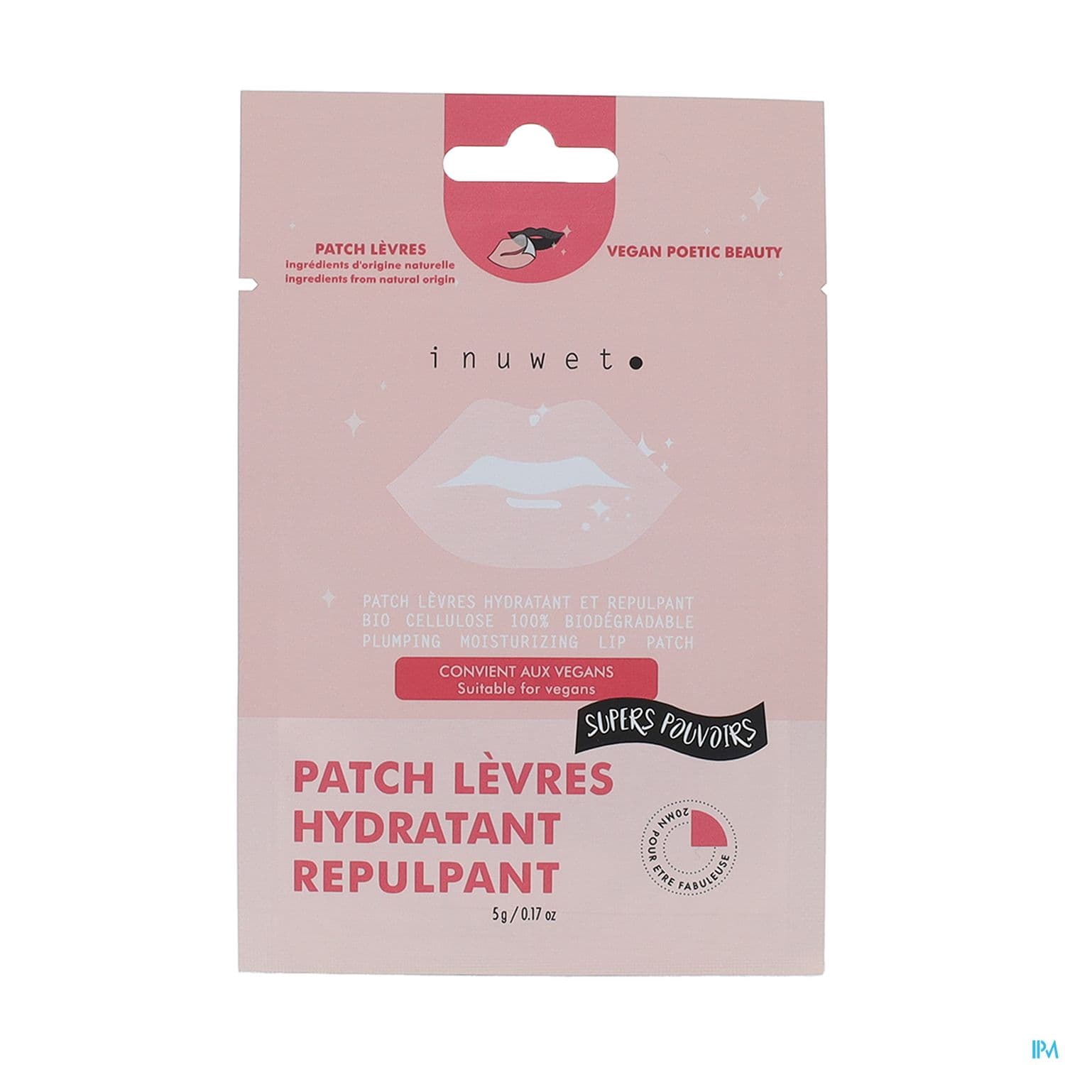 INUWET PATCH LEVRE HYDRATANT 5G — Pharmacie des Cascades
