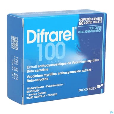 Difrarel 100 Comprime 60