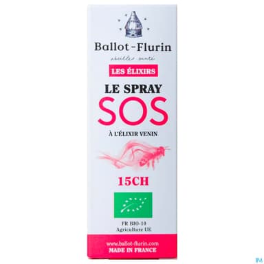 Ballot Flurin Spray Sos Venin Abeille Bio 15ml