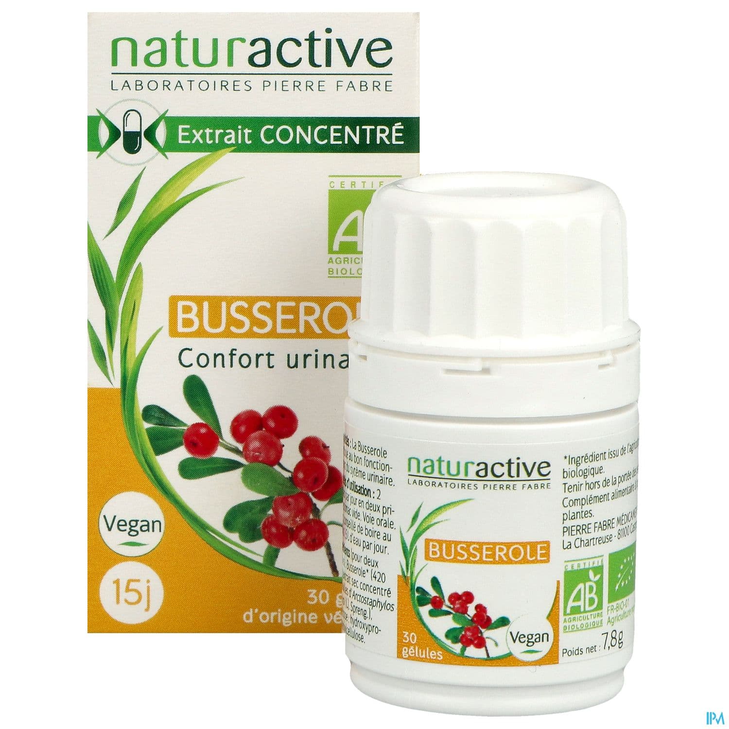 Naturactive Busserole Bio Gelule 30