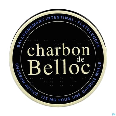 Charbon Belloc 125mg Capsule Molle Boite Metal 36