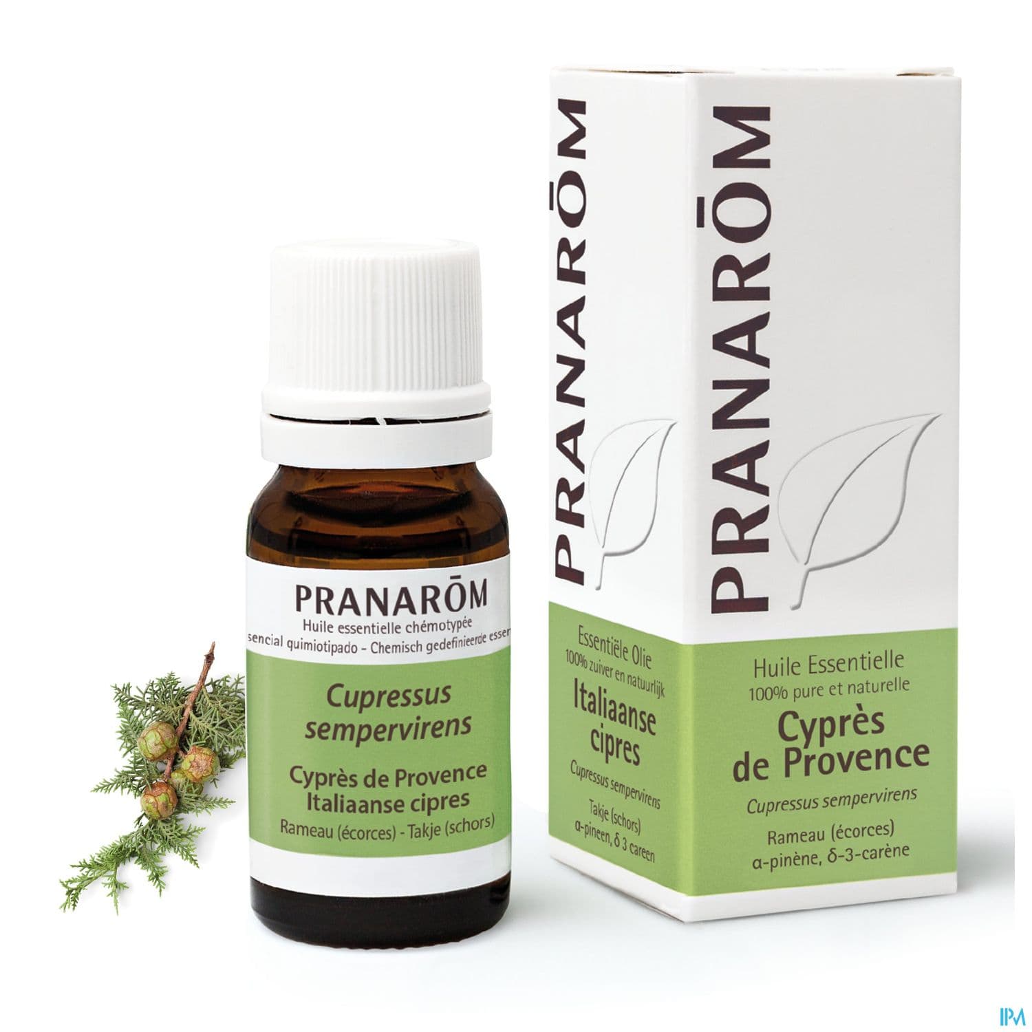Pranarom Huile Essentielle Cypres Toujours Vert De Provence Rameau 10ml