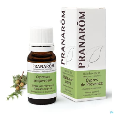 Pranarom Huile Essentielle Cypres Toujours Vert De Provence Rameau 10ml