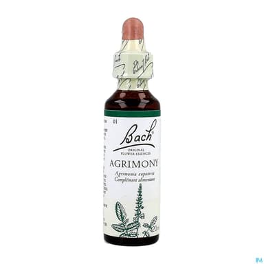 Fleurs De Bach Original 01 Agrimony Compte Gouttes 20ml