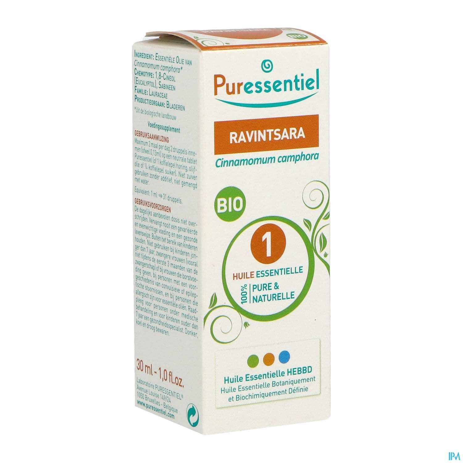 Puressentiel Huile Essentielle Ravintsara Bio 30ml