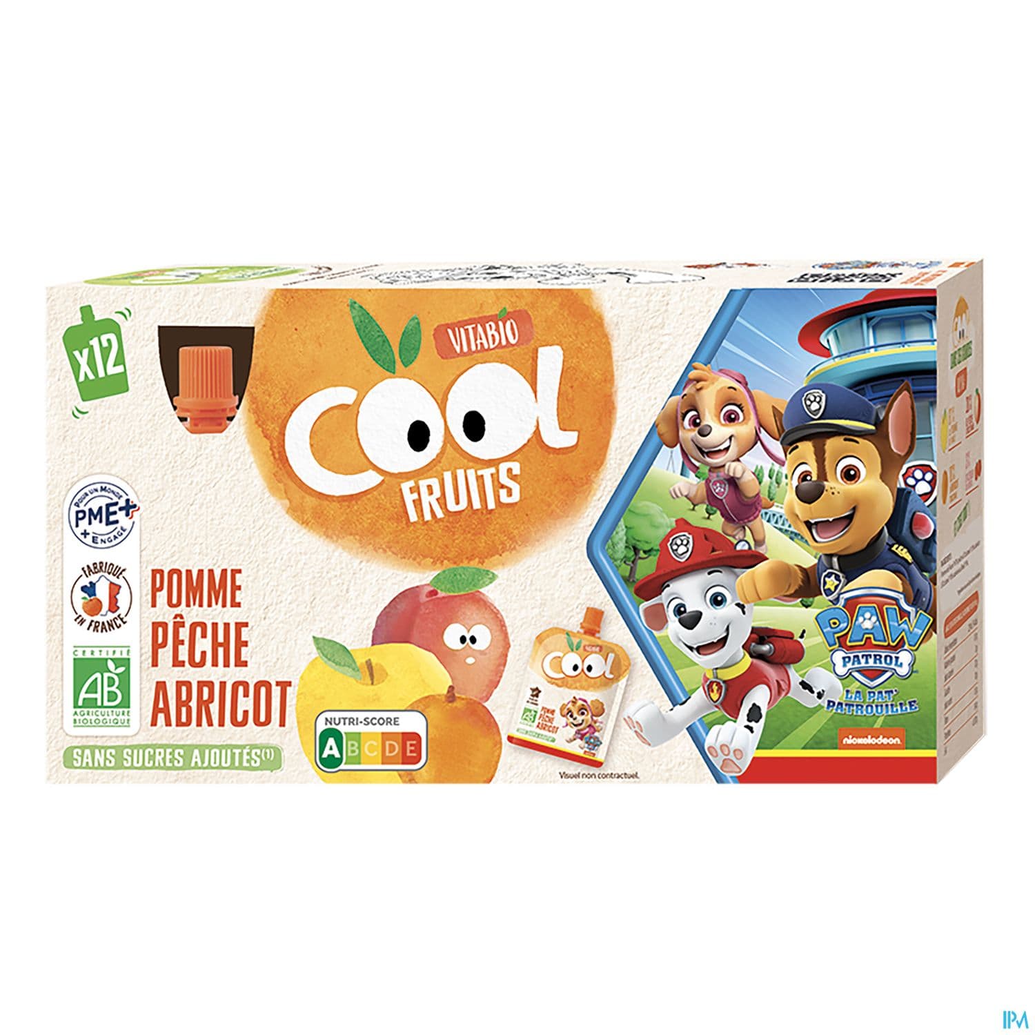 VITABIO COOL POM/PECH/ABRIC 12X90G