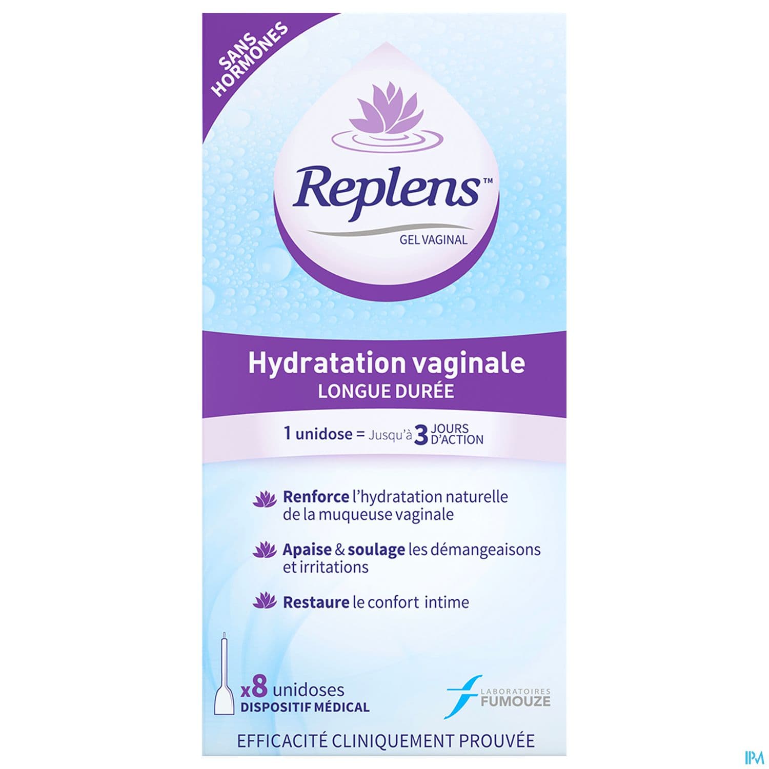 REPLENS GEL VAGINAL UNIDOS BT8
