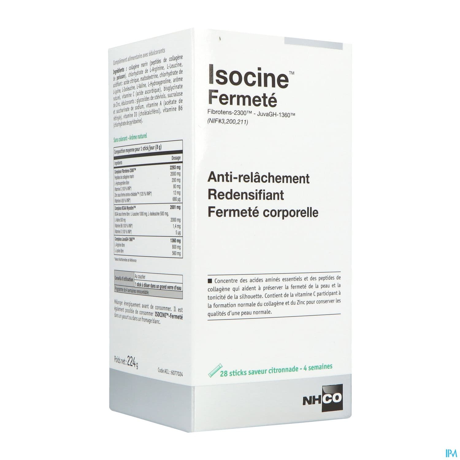 NHCO ISOCINE FERMETE STICK 28 — Pharmacie du Vieux Lille