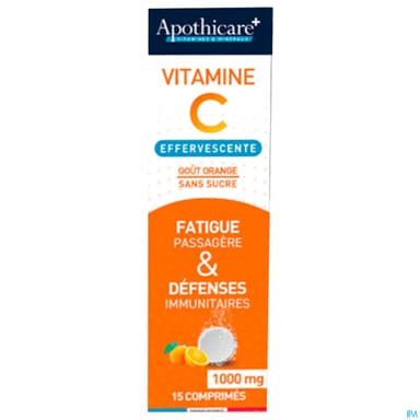 APOTHICARE VIT C 1G CPR EFFERV 15