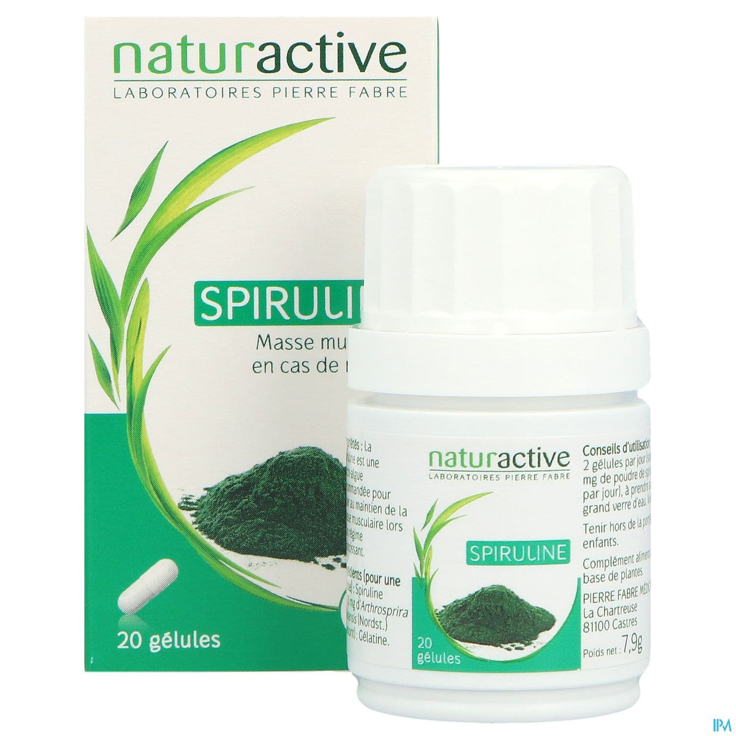 Naturactive Spiruline Gelule 20