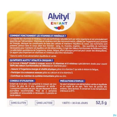 ALVITYL VITALITE CPR A CROQUER 30