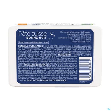 Pate Suisse Bonne Nuit Gommes A Sucer 40