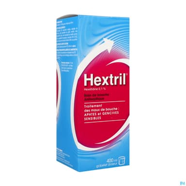Hextril 0.1% Bain De Bouche 400ml