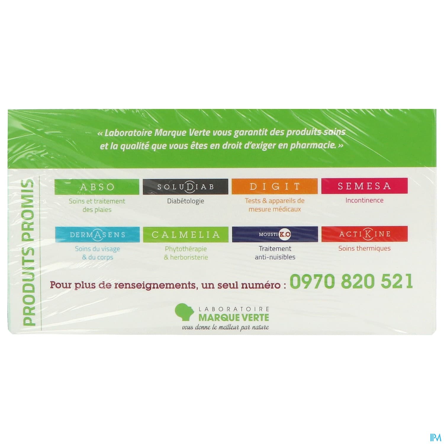 Marque Verte Carnet Manquant Paquet 10