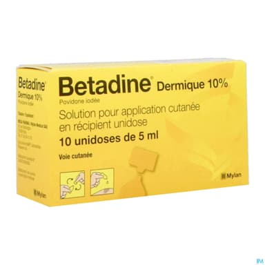 BETADINE 10% SOL DERMIQUE 5ML 10