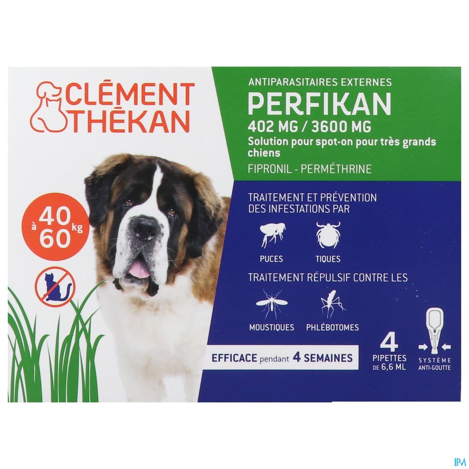 Clement Thekan Perfikan Spot On Chien 40/60kg X4