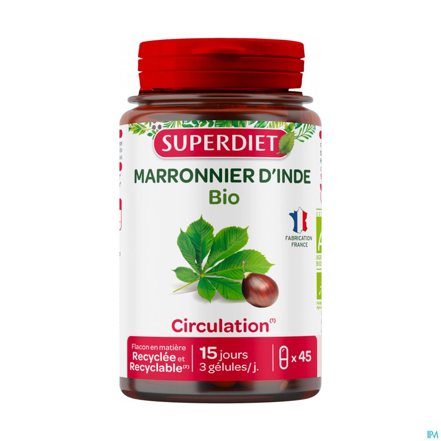 Superdiet Marronnier D Inde Bio Gelule 45