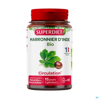 Superdiet Marronnier D Inde Bio Gelule 45