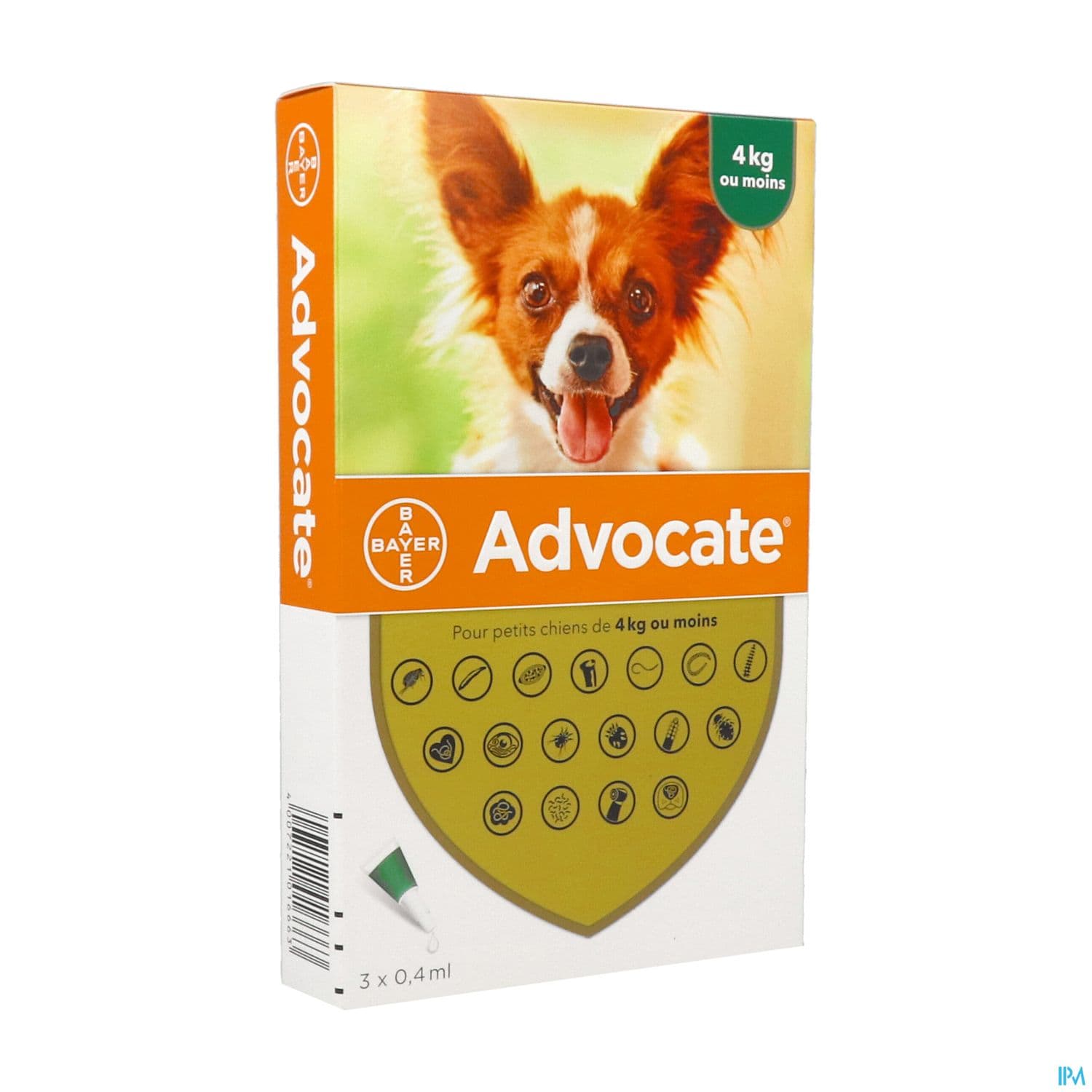Advocate Chien Petit Spot On Solution 0ml4 X 3 — Pharmacie Parc Lann