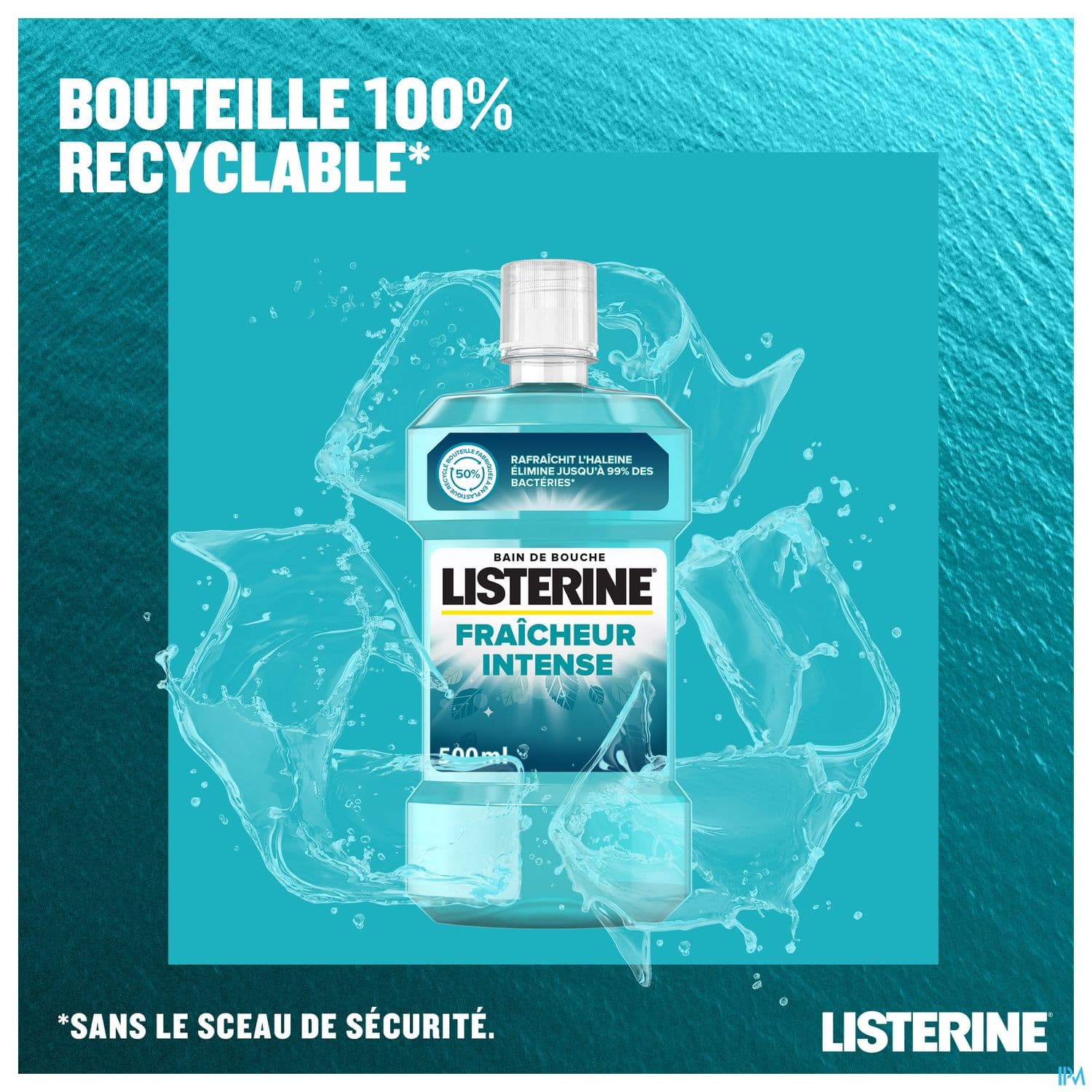 Listerine Fraicheur Intense Bain De Bouche 500ml