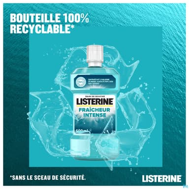 Listerine Fraicheur Intense Bain De Bouche 500ml