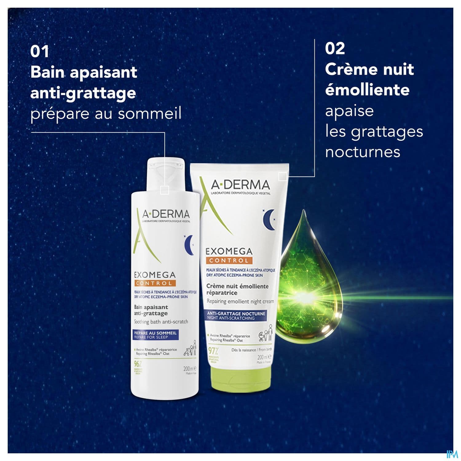 A-DERMA EXOMEGA CONTROL BAIN 200ML