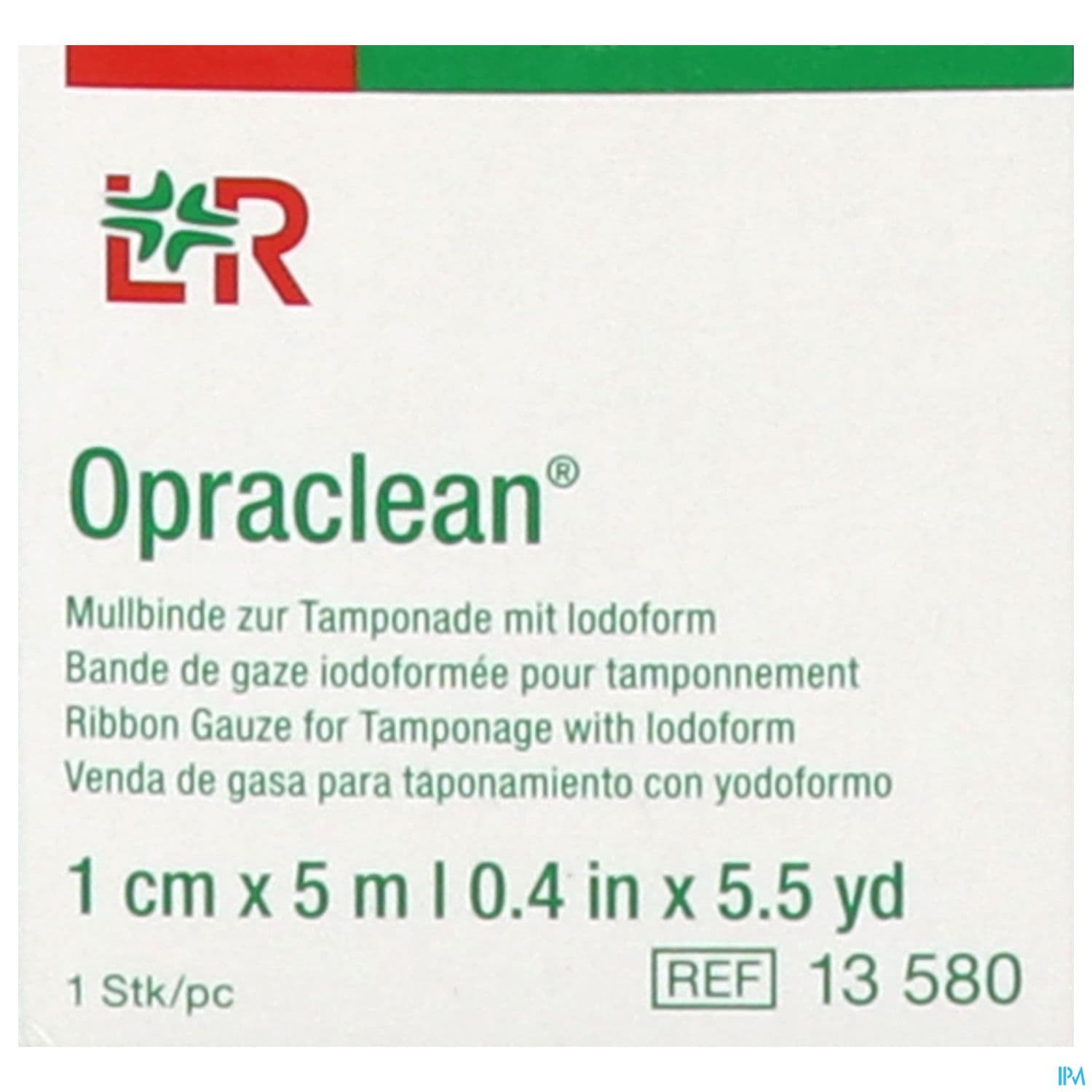 Opraclean Meche De Gaze Iodoformee 1cm X 5m