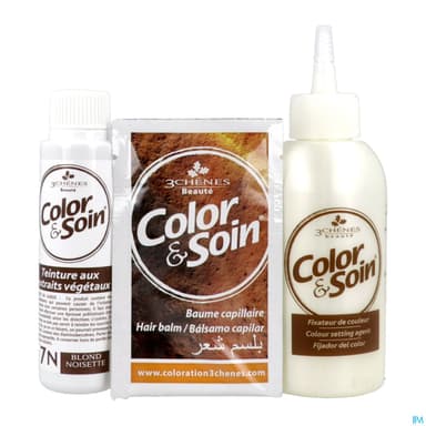 3 CHENES COLOR/SOIN BL NOISETTE 7N
