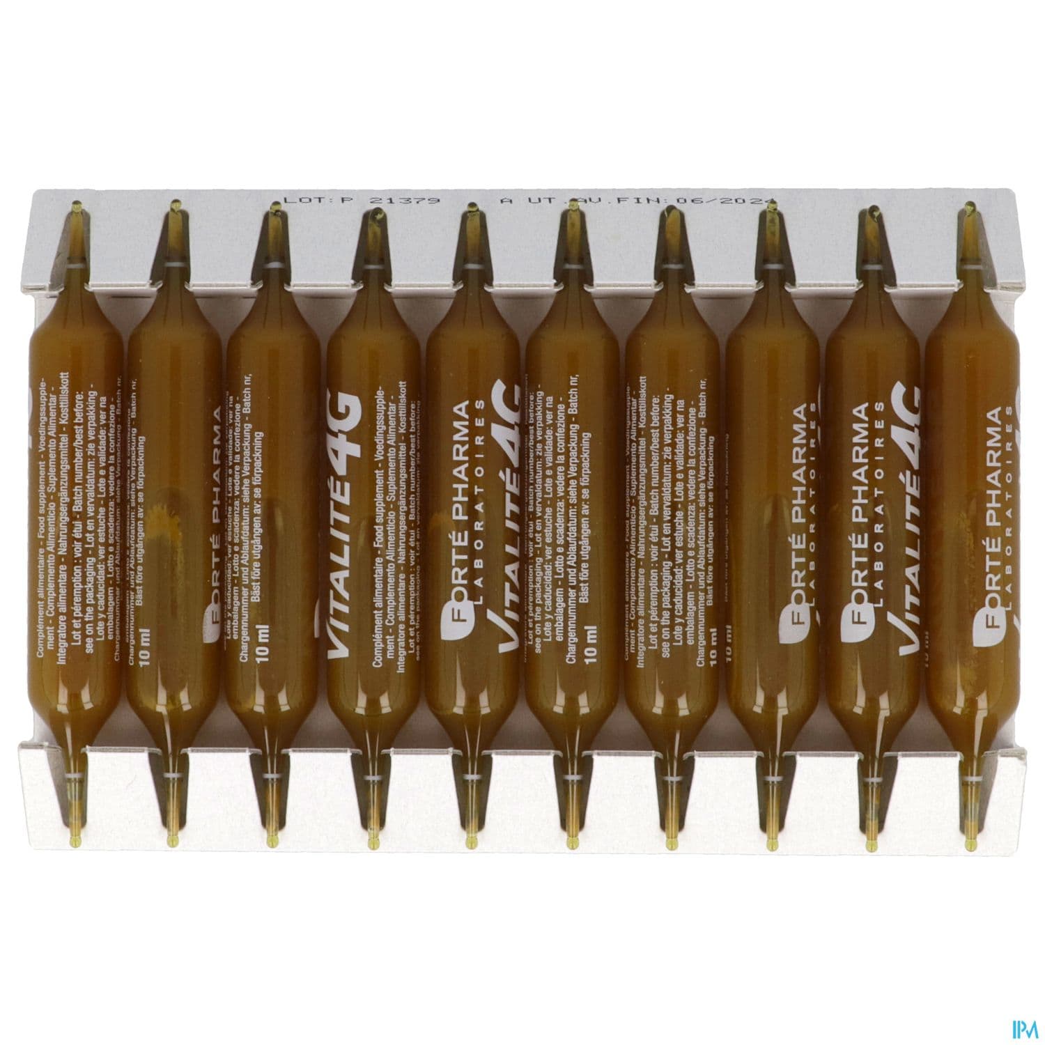 VITALITE 4G DYNAMISANT AMP10ML X20