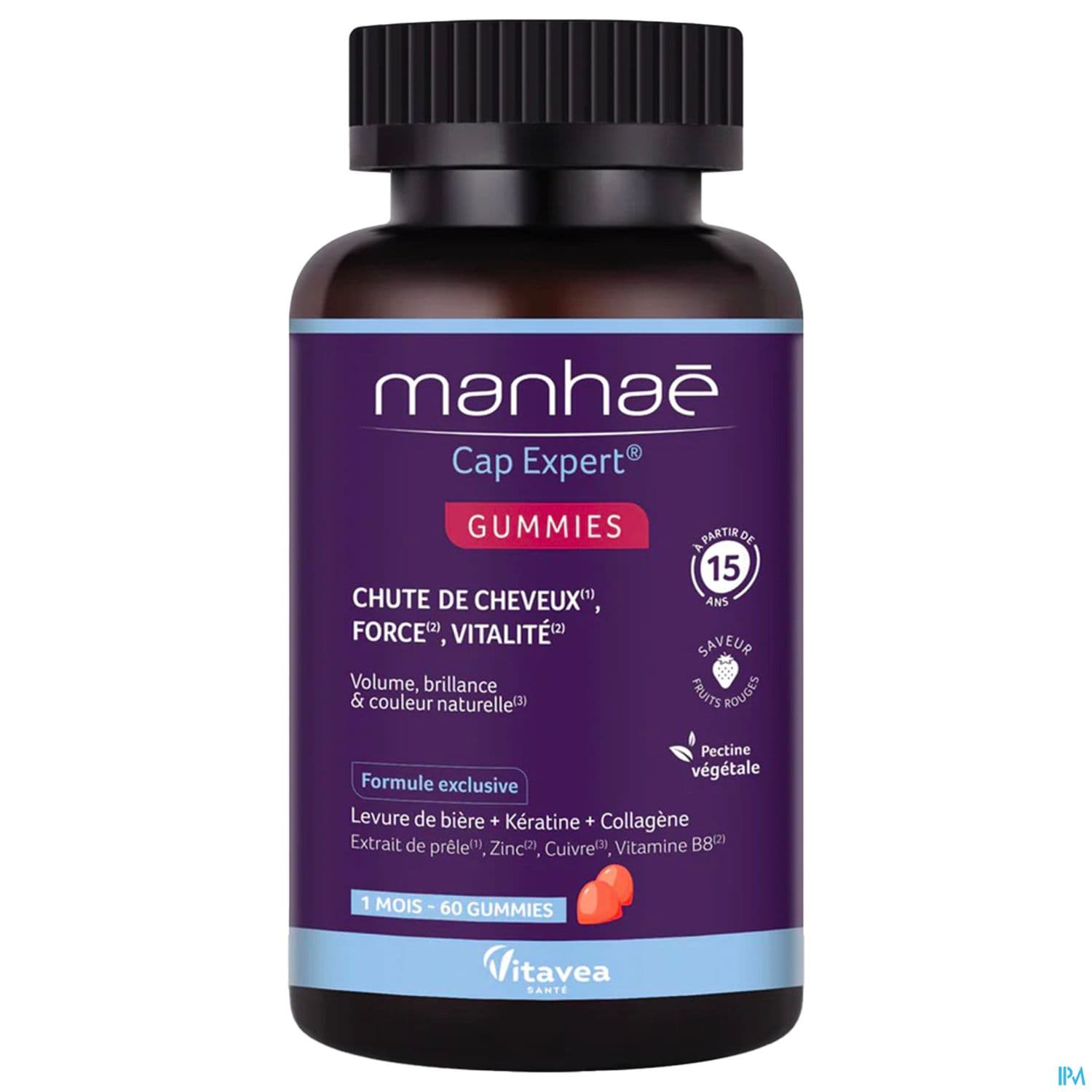 Vitavea Manhae Cap Expert Chute De Cheveux Gummies 60