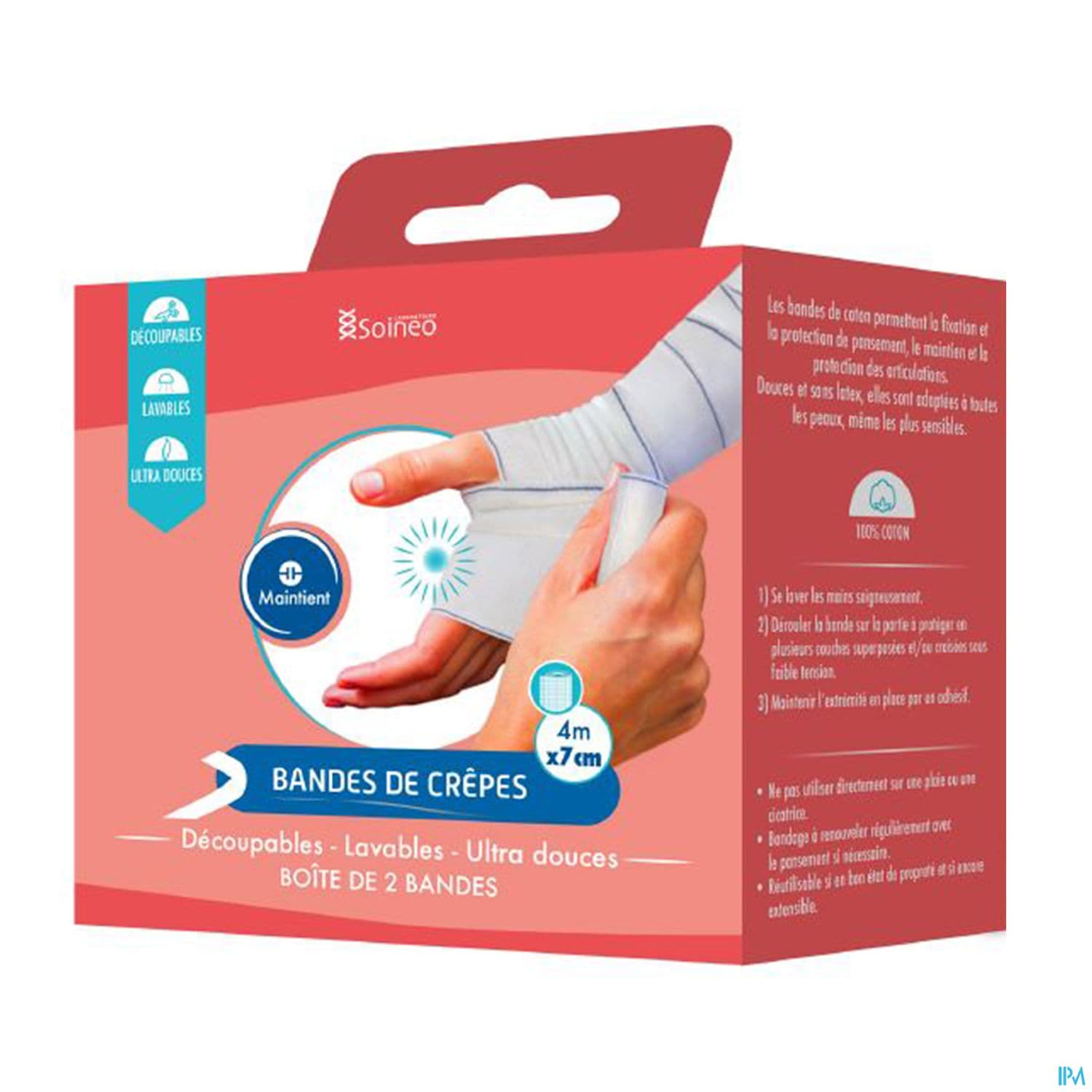 Soineo Bande De Crepe Sous Boite 4m X 7cm 2