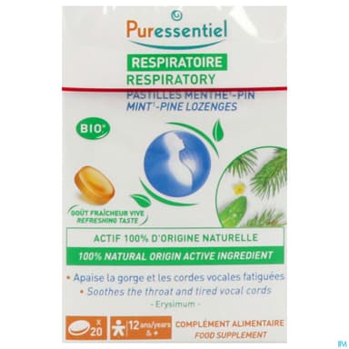 PURESSENTIEL RESP GORGE MENTH 20