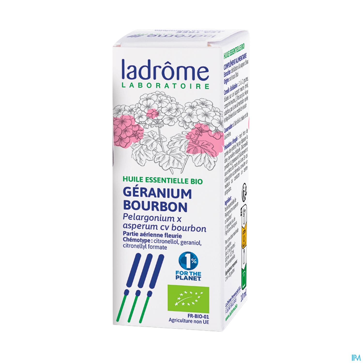 Ladrôme huiles essentielles géranium 10ml — Pharmacie Centrale Elsie