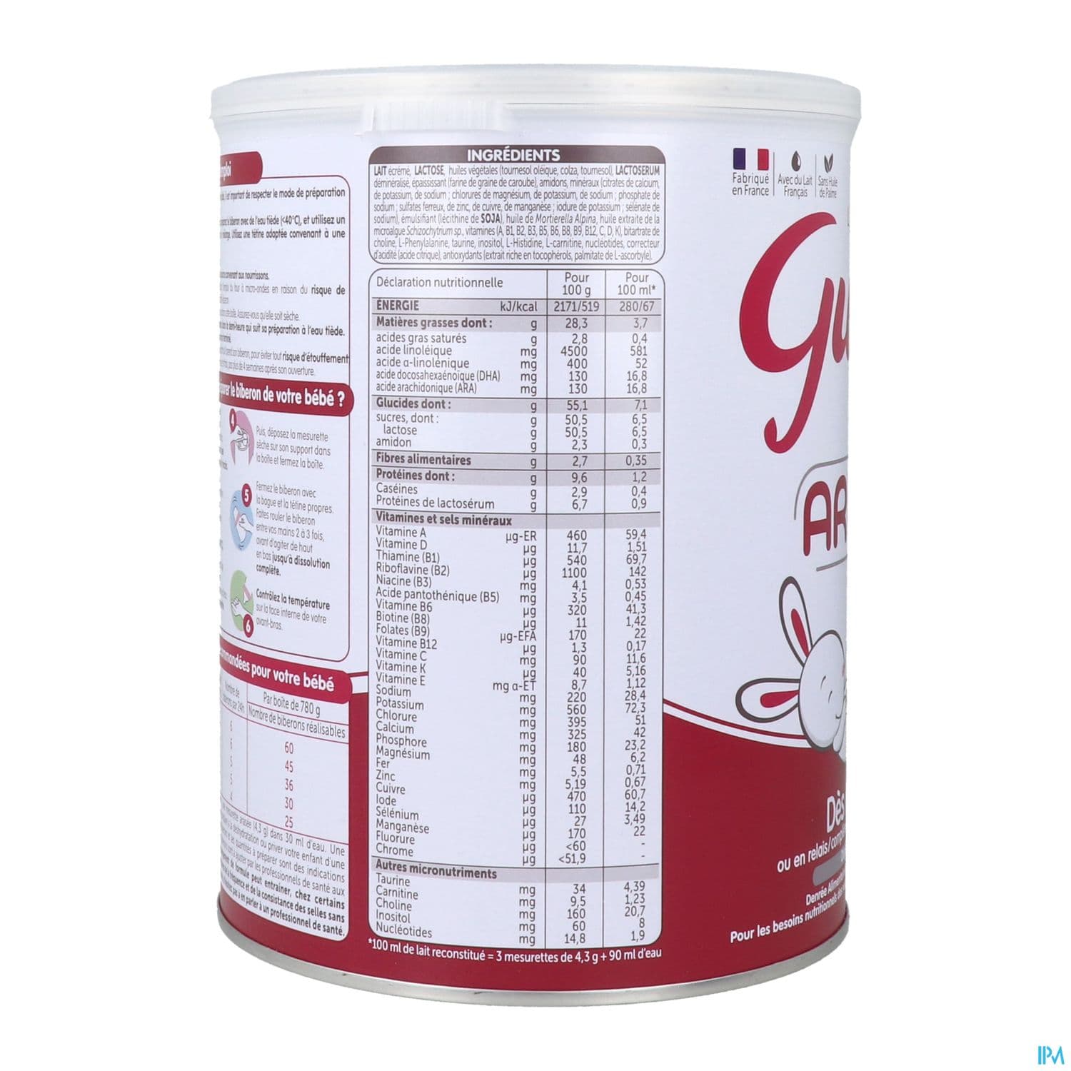 Guigoz 1 Ar Mix Expert Poudre 780g