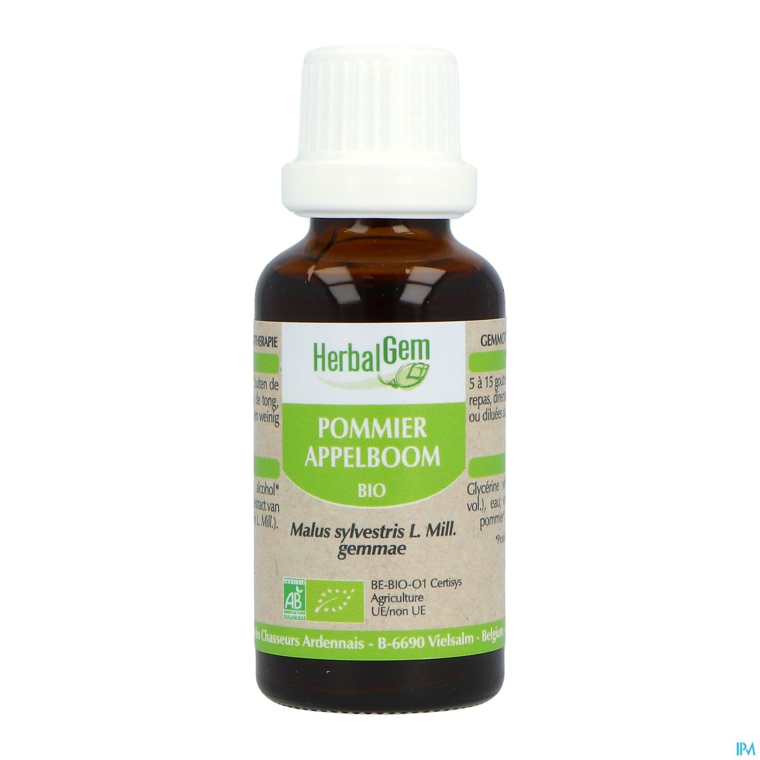 Herbalgem Pommier Bourgeon Macerat Glycer Bio 30ml