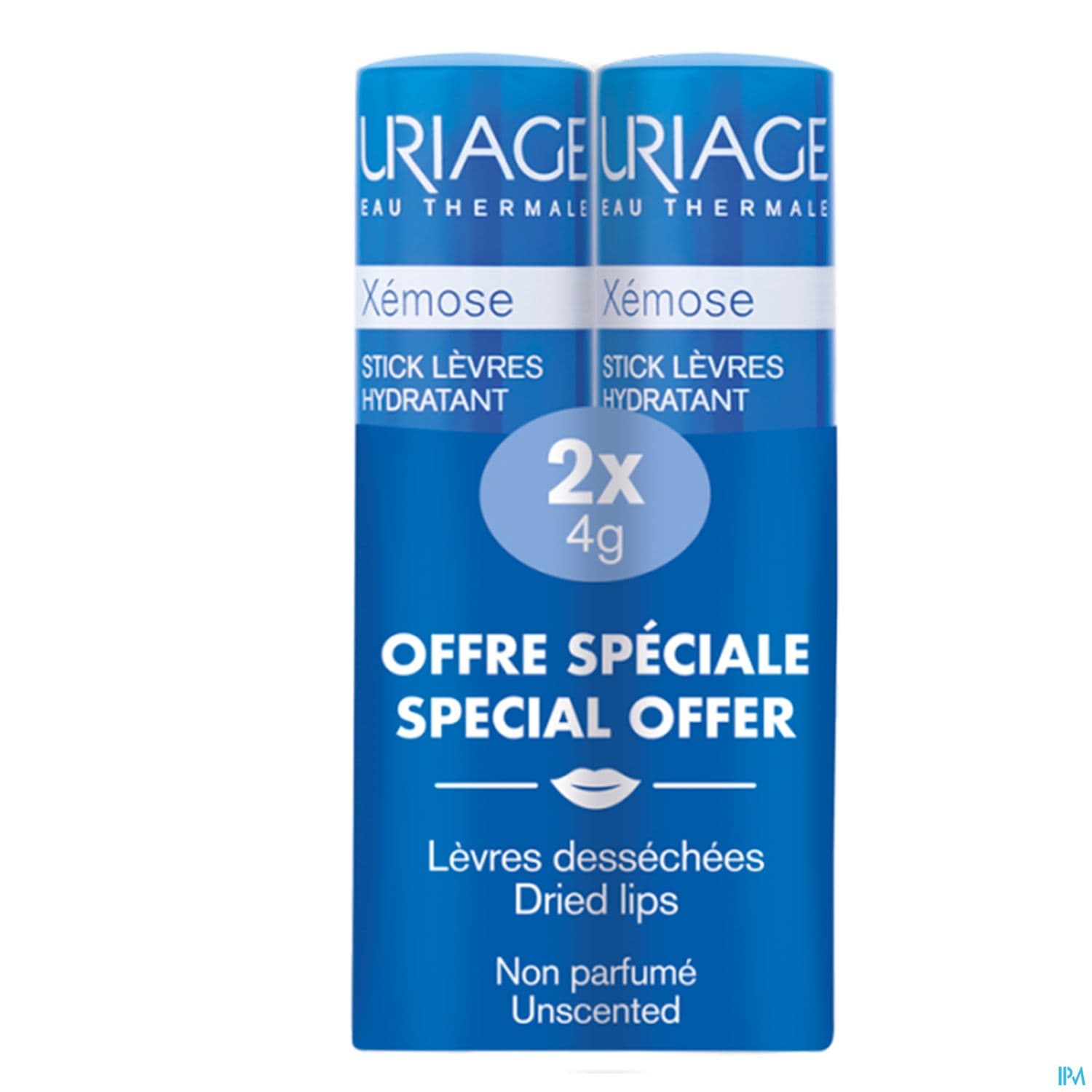 Uriage Xemose Stick Levres Hydratant 4g X2