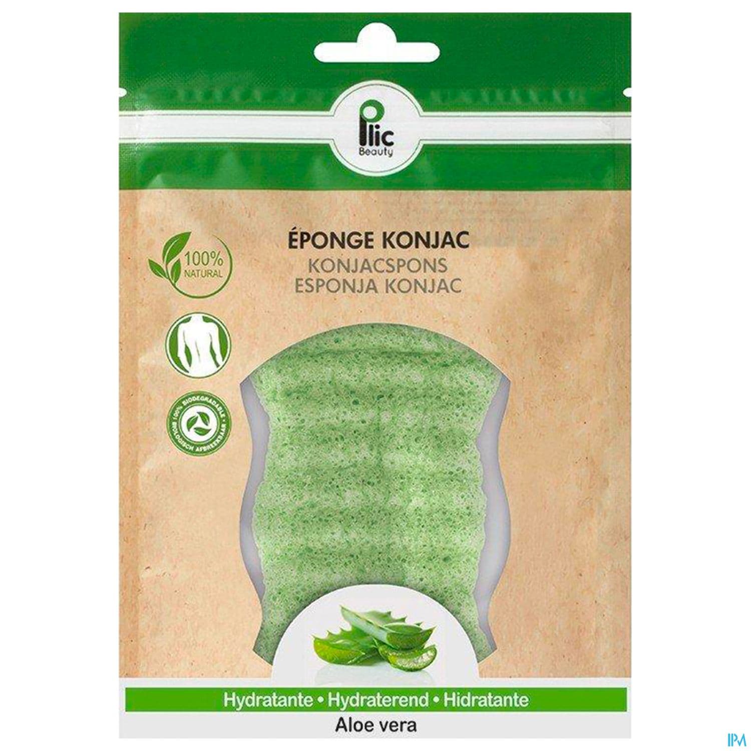 Plic Beauty Eponge Konjac Aloe Vera X1